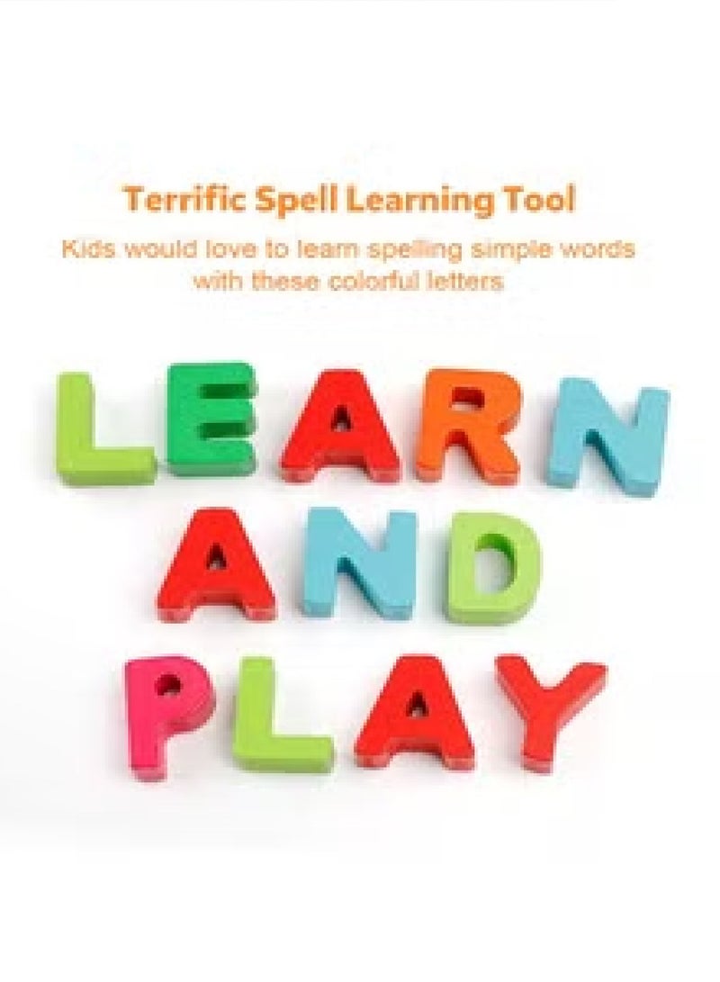 26-Piece Wooden Alphabetical Early Education Learning Game Toy Set For Kids - Image 4