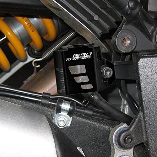 Modeer غطاء حماية خزان سائل الفرامل الخلفي متوافق مع دراجة نارية 1290 سوبر أدفنشر S 2016-2020 (أسود) - Image 2