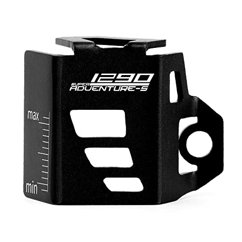 Modeer غطاء حماية خزان سائل الفرامل الخلفي متوافق مع دراجة نارية 1290 سوبر أدفنشر S 2016-2020 (أسود) - Image 1