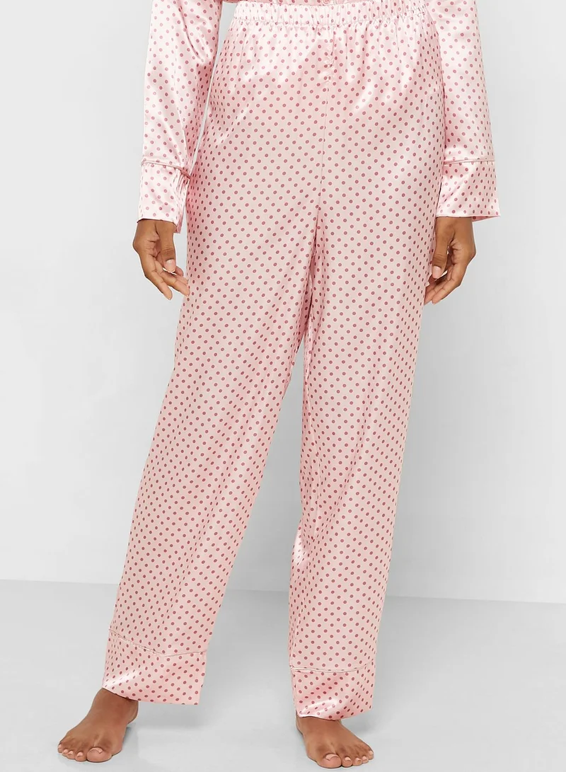 boohoo Printed Night Dress & Pyjama Set