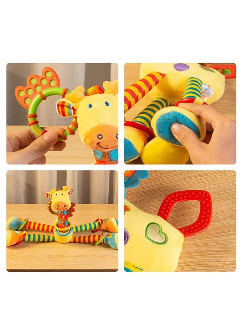 The Bed Hanging Crib Toy Baby Infant Rattles Plush Animal Stroller Hanging Bell Play Toy  - Image 3