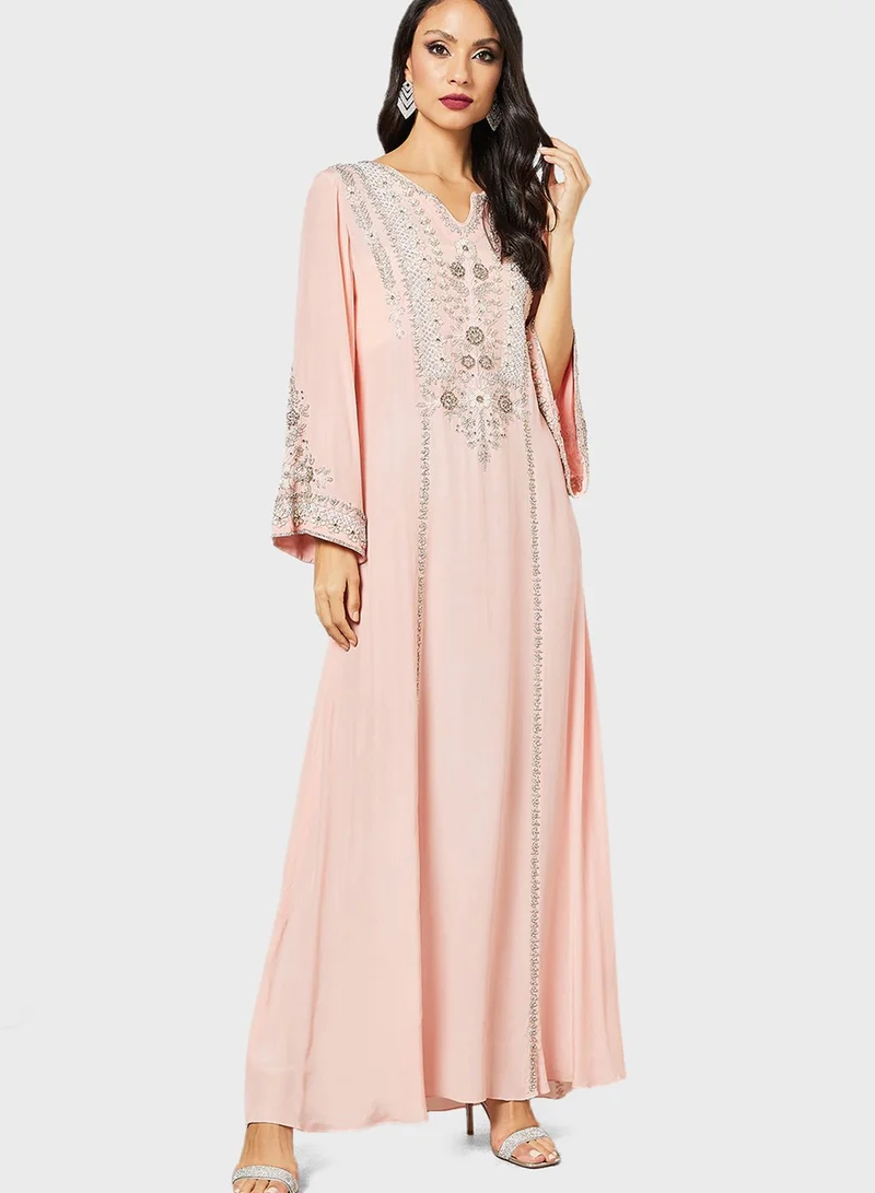 NIRRAAMYAA Embrodery Kaftan