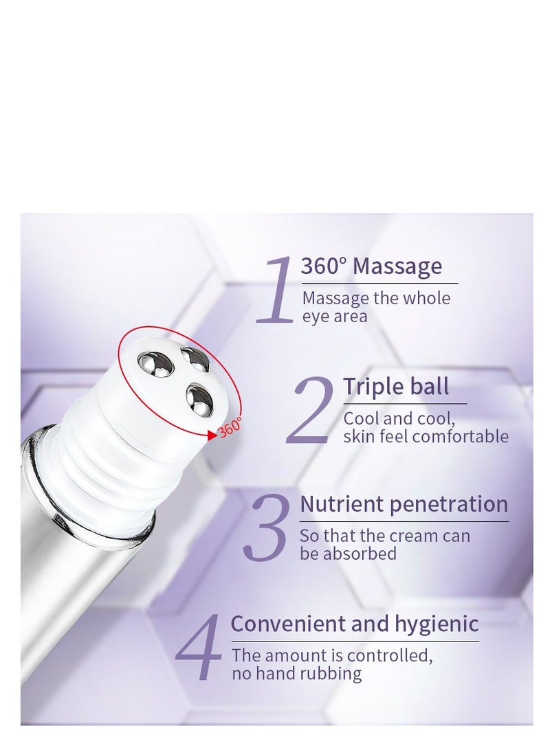 Generic Violet Silver Rollerball Eye Cream Extravagant Eye Cream Moisturizing Eye Moisturizing Dark Circles  - Image 2