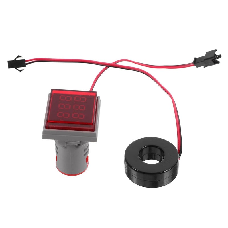 فولتميتر رقمي بشاشة LED، جهاز اختبار الجهد المدمج للاستخدام المنزلي والسيارات، سهل التركيب - Image 1