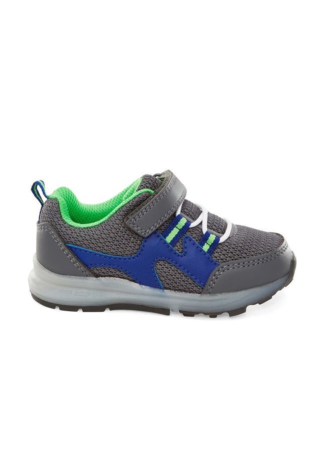 Simple Joys by Carter's Unisex Kids' Anka Light Up Sneaker, Grey, 8 Toddler (1-4 Years) - Image 2