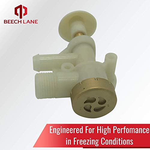 Beech Lane RV Upgraded Toilet Water Valve for Dometic Sealand EcoVac Vacuflush Pedal Flush Toilets, Brass Cap For Leak Resistance, High Performance in Freezing Conditions, Replaces 385314349 - Image 4