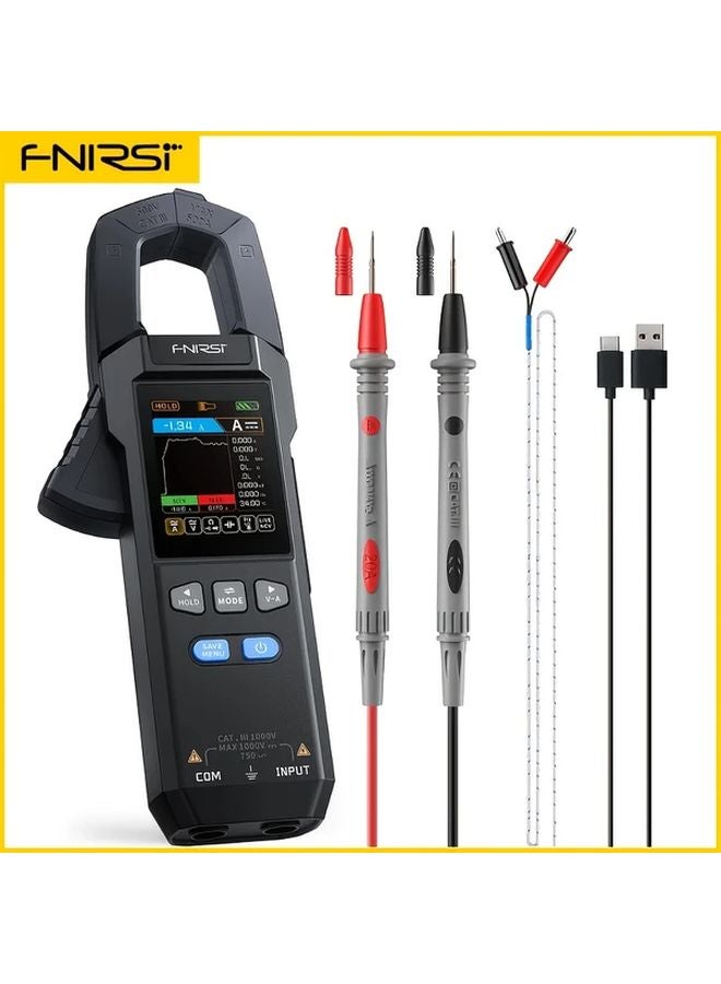 10000 Counts Clamp Tester DC AC Current Voltage Clamp Meter 600A USB Charger NCV - Image 1