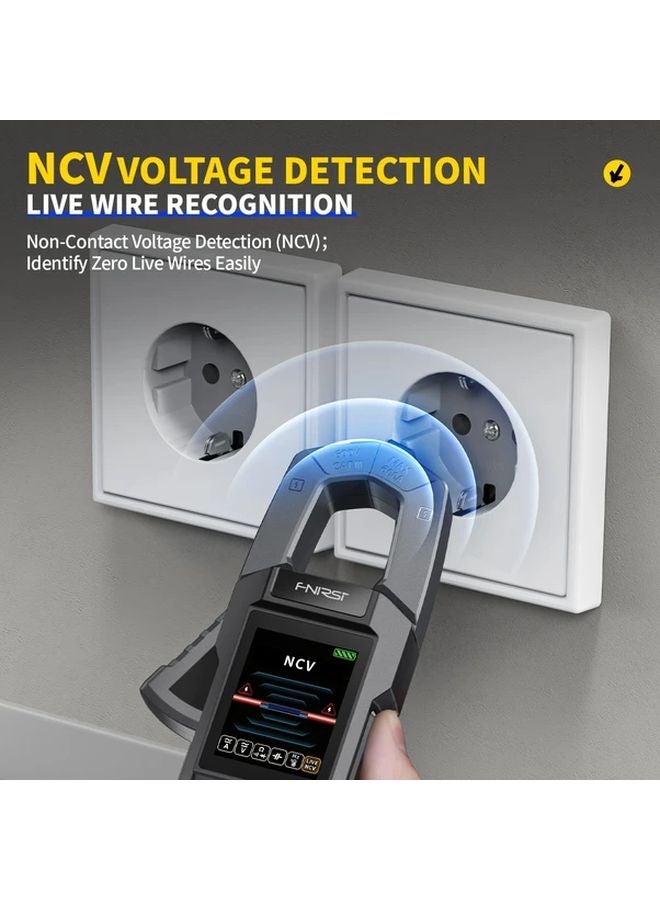 10000 Counts Clamp Tester DC AC Current Voltage Clamp Meter 600A USB Charger NCV - Image 5