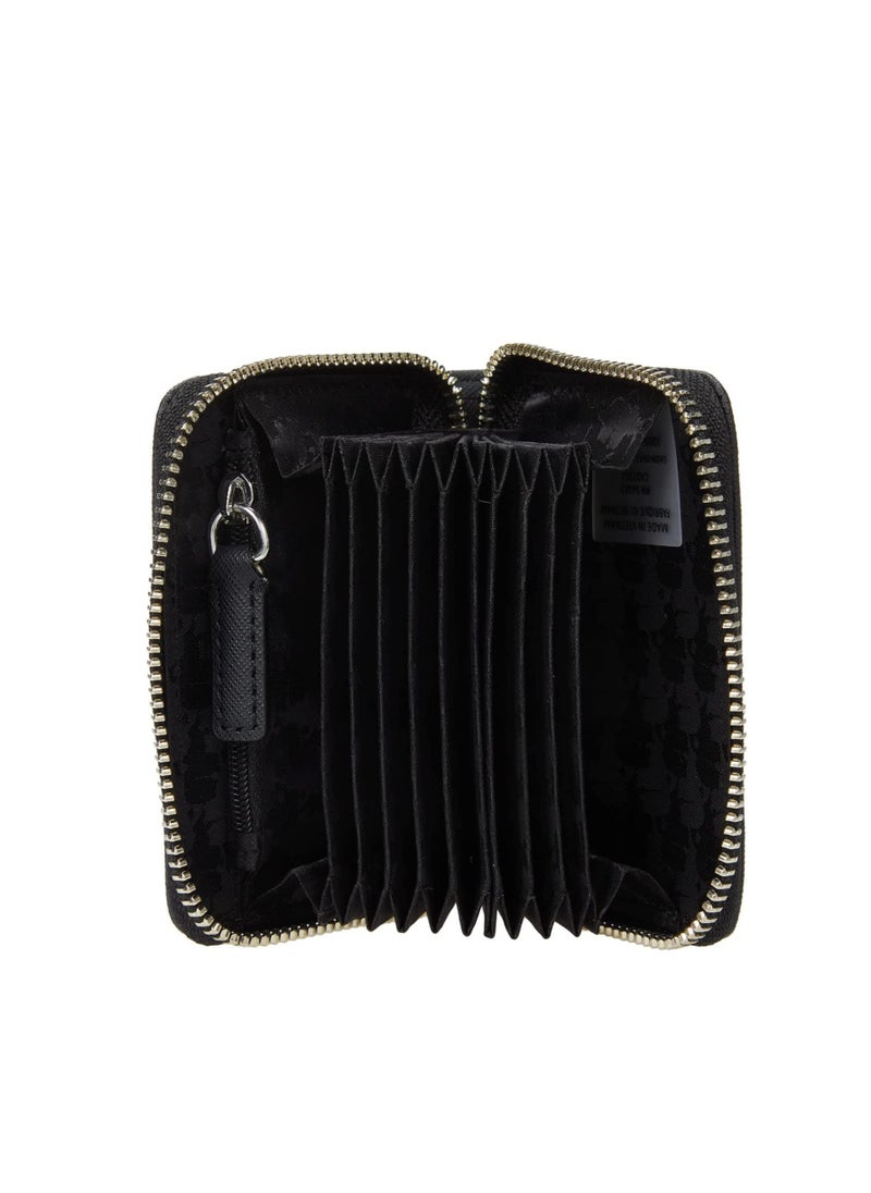 Karl Lagerfeld Paris - Karl Lagerfeld Paris Logo Faux Leather Card Wallet - Image 1