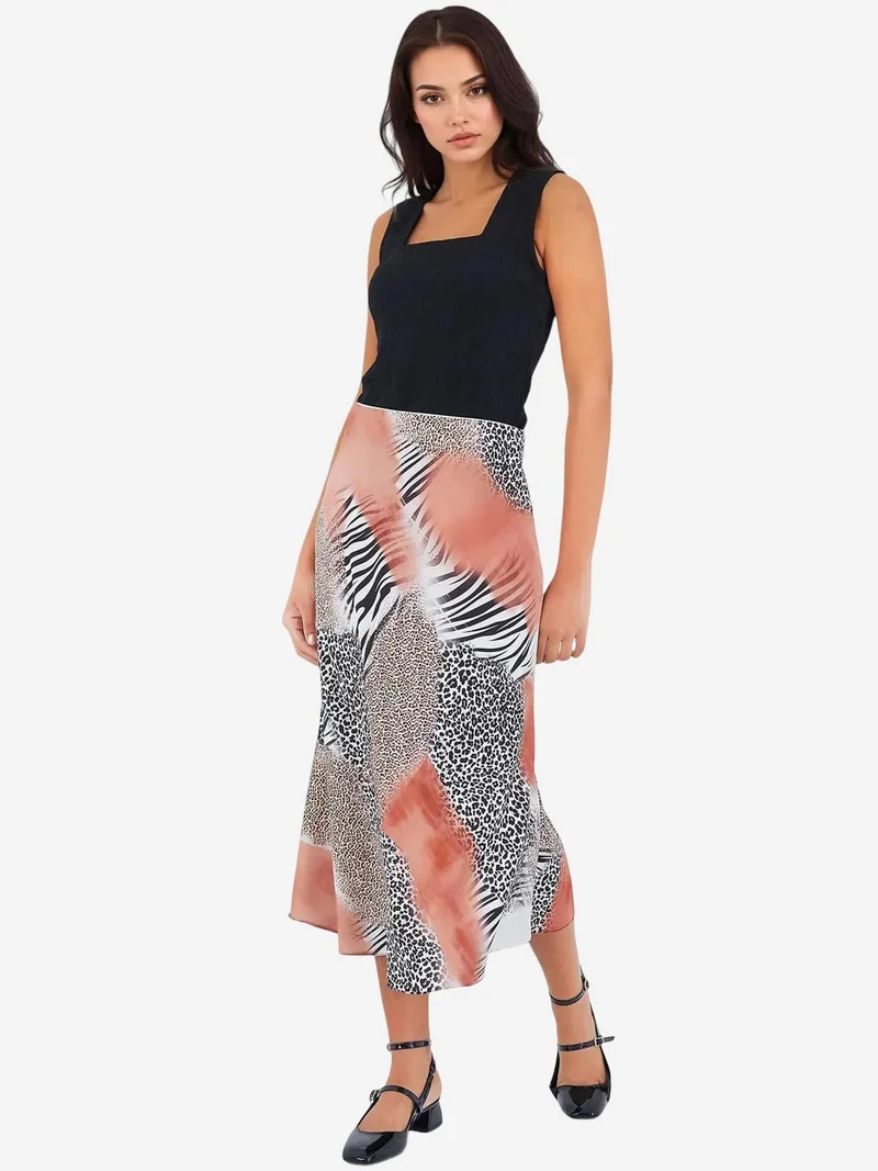 بيغ دارت تنورة ميدي بقصة  مرنة من