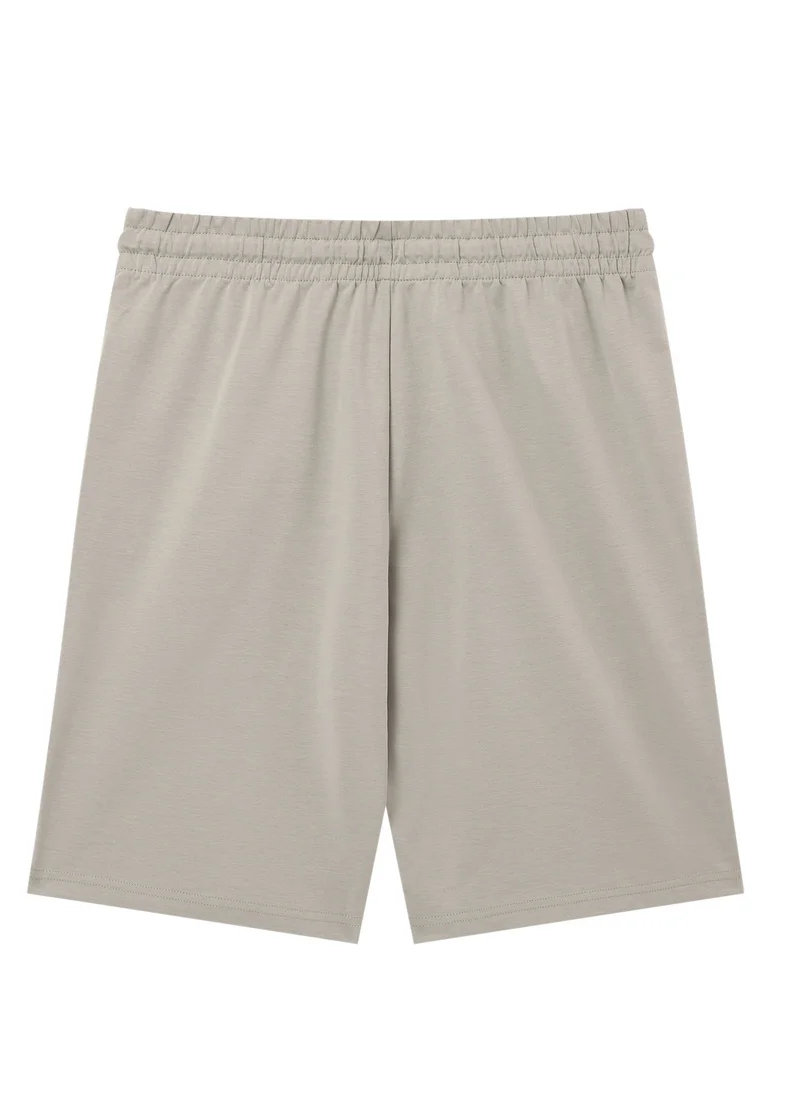 GIORDANO Men's Interlock Shorts - Khaki