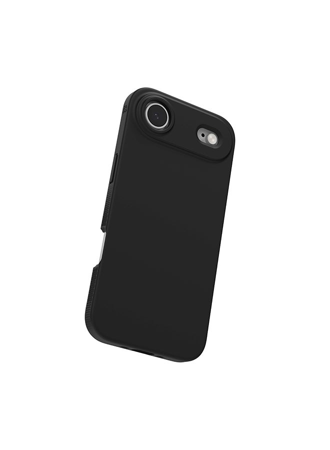 ZAGG iPhone Air Case – Manhattan Snap MagSafe Compatible Slim Protective Silicone Cover with Graphene Strength & 13 ft Drop Protection – Flood Black - Image 5