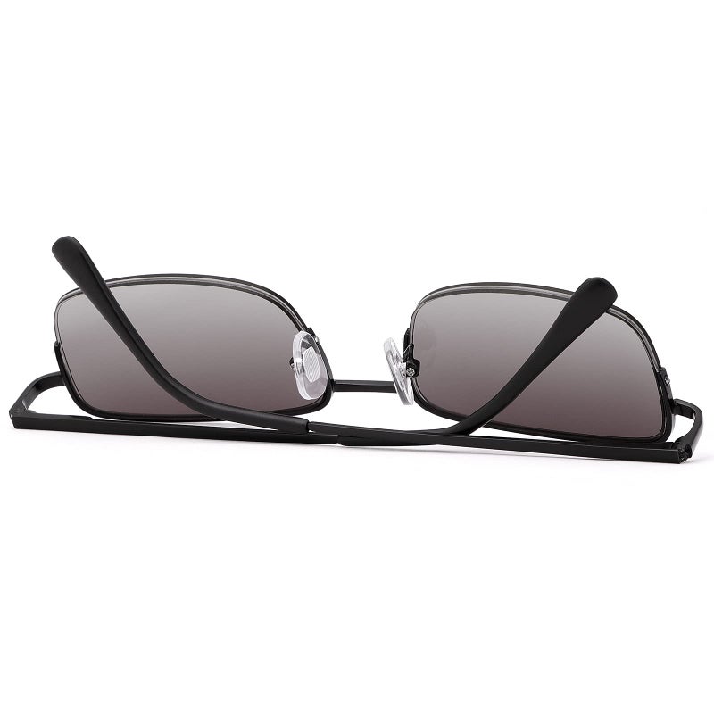 MIRYEA Full Lens Reading Glasses Spring Hinge UV Protection Sunglasses Blue Light Blocking Sun Readers for Men Women Outdoor Driving Safety Eyeglasses Anti Glare Tinted Shades Eyewear Not Bifocals - Image 5