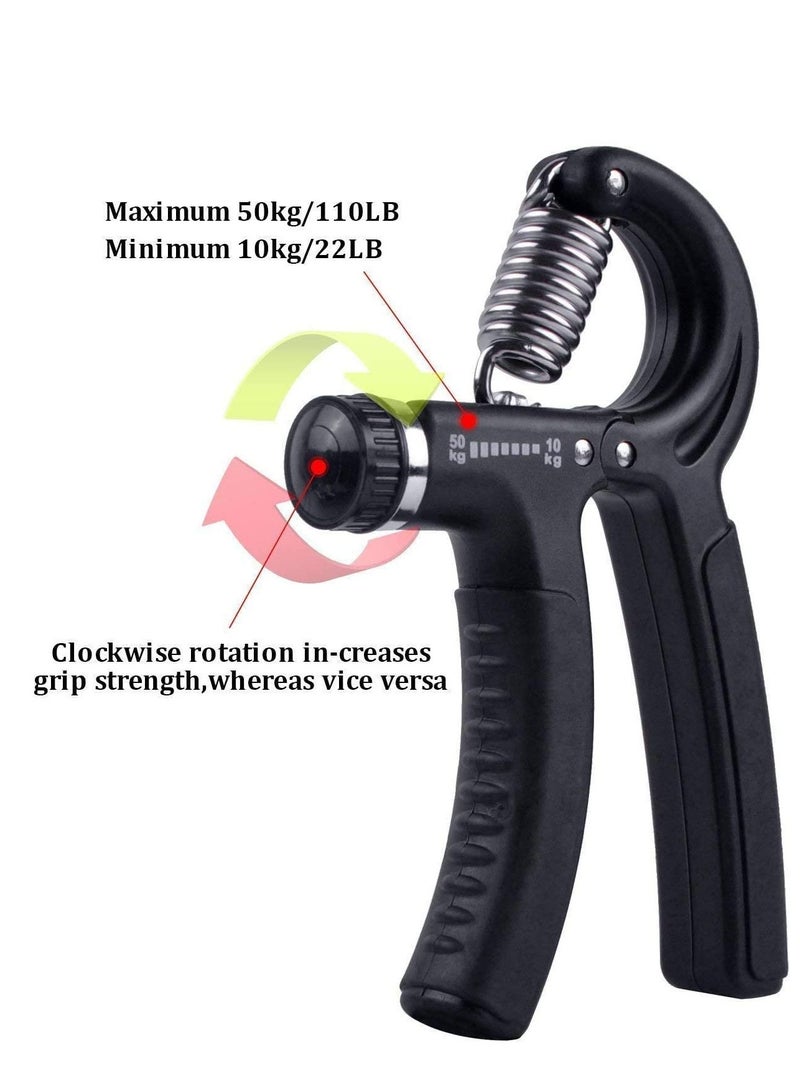 Zikra Hand Grip Strengthener Adjustable Resistance 5-50Kg Exercise Gripper Finger Forearm For Fitness Strength Training Gymnastic - Image 2