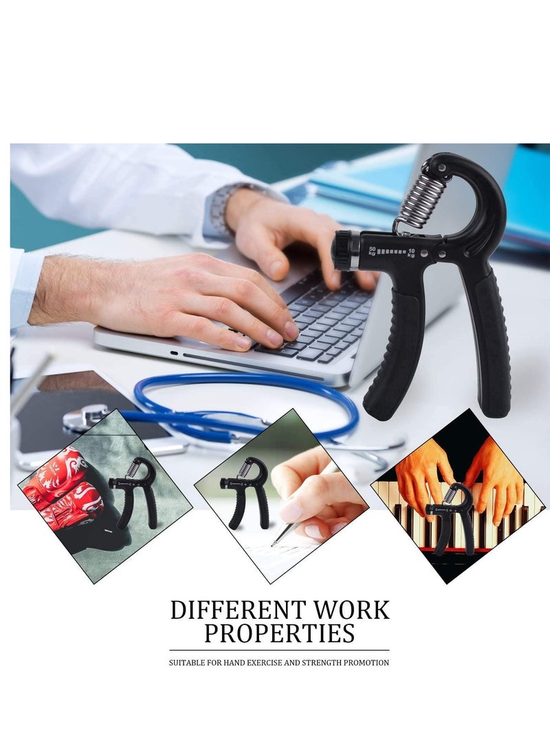 Zikra Hand Grip Strengthener Adjustable Resistance 5-50Kg Exercise Gripper Finger Forearm For Fitness Strength Training Gymnastic - Image 3