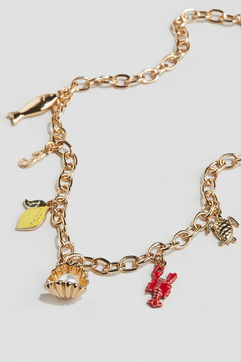 اتش اند ام قلادة مع حلية