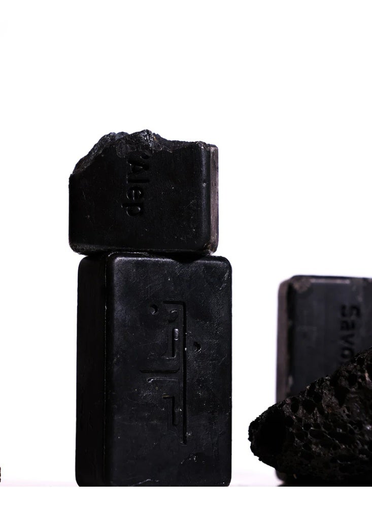 najel Aleppo Soap With Organic Charcoal 100G - Image 4