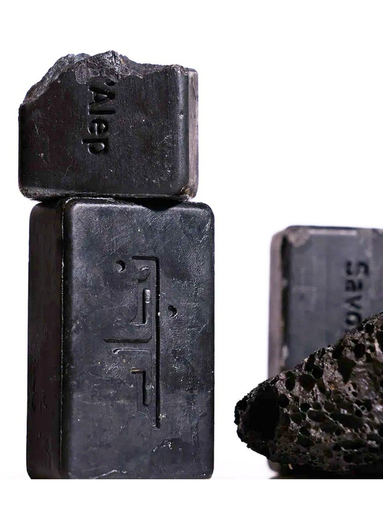 najel Aleppo Soap With Organic Charcoal 100G - Image 3