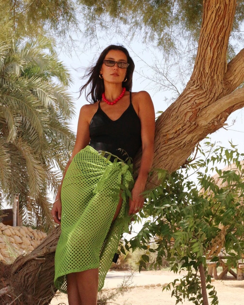 إن يور شو باريو شاطئ ملفوف – أخضر - Image 1