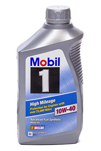 Mobil زيت محرك موبيل 1 103536 10W-40 عالي الأميال - 1 كوارت (عبوة من 6) - Image 2