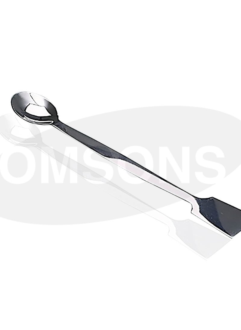 OMSONS Spatula Stainless Steel  One end spoon & one end flat 150ml  - Image 2