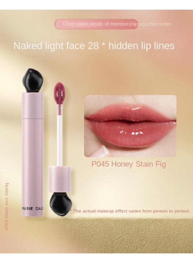 powder Ink Glossy Lip Gloss, Moisturizing Without Greasiness, Reduces Lip Lines, Hydrating Lip Essence, Lip Gloss & Lipstick - Image 2