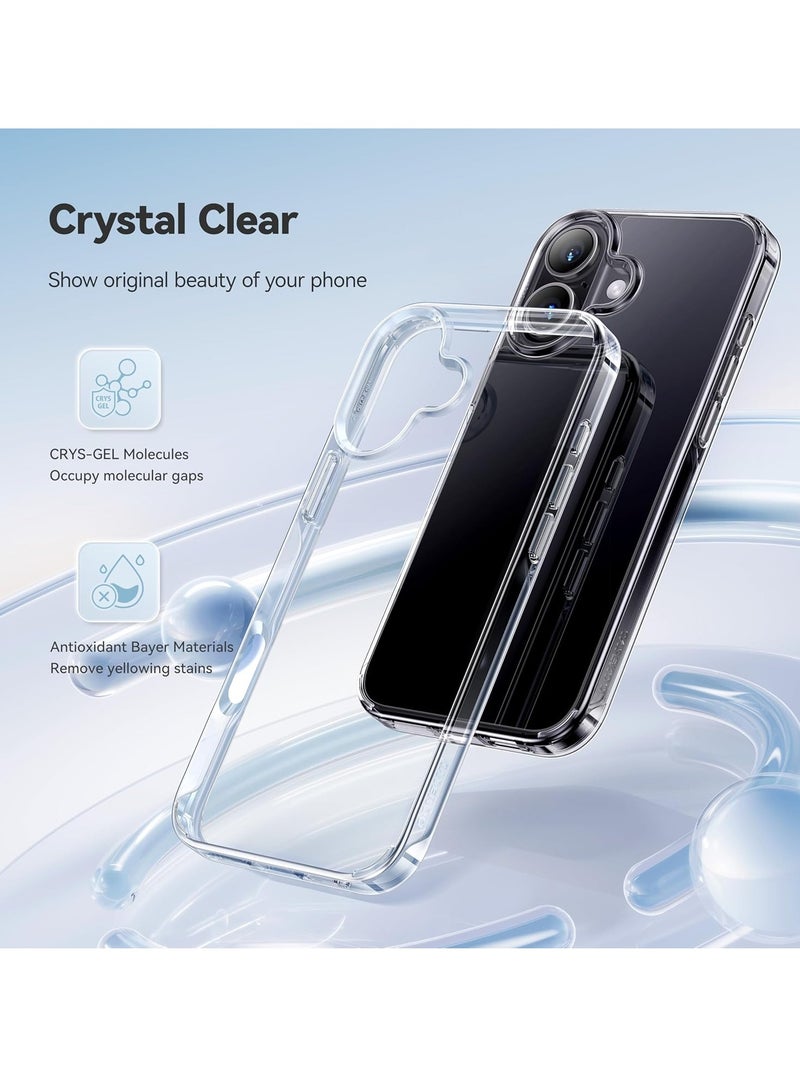 ELTRAZONE iPhone 16 Case - Crystal Clear with Never Yellow Technology, 12FT Mil-Grade Protection, Slim Transparent Cover for Men and Women (6.1”) - Image 2