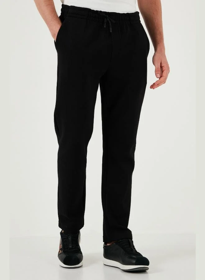 Buratti Buratti Cotton Regular Fit Normal Waist Straight Leg Trousers Men's TROUSERS 5908059