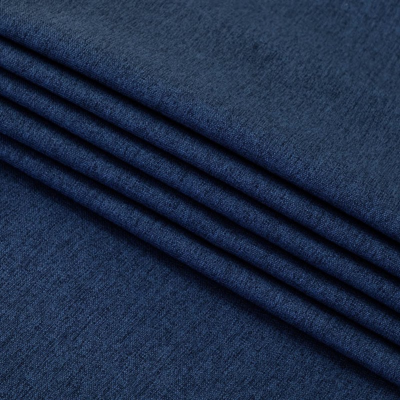 AMBERIS Bed Runner Dark Blue, Imitation Linen Decorative Bed Scarf for Home Hotel - Image 5