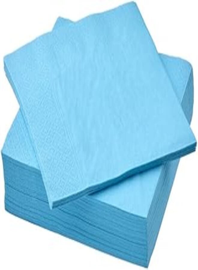 Paper Napkins, Bright Blue,40x40 cm-FANTASTISK