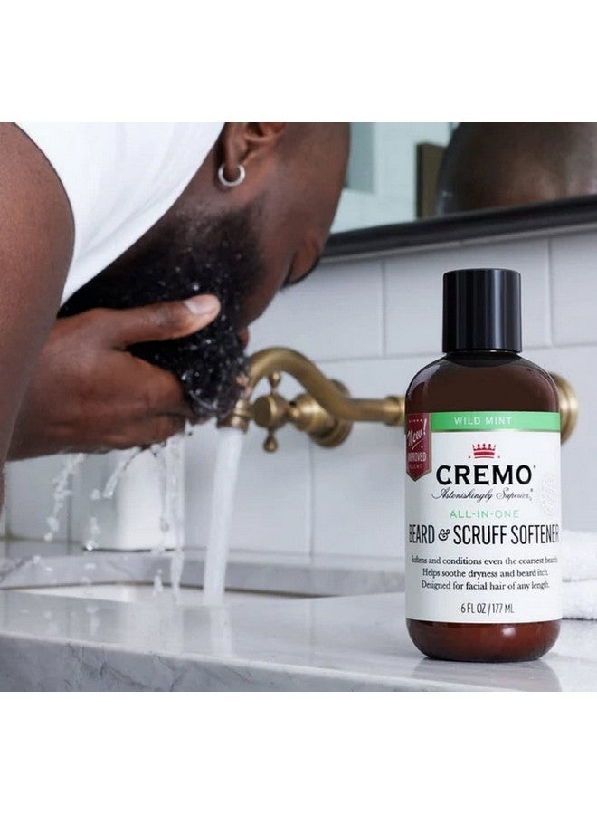 Cremo Wild Mint Beard & Scruff Softener, Softens and Conditions Coarse Facial Hair of All Lengths in Just 30 Seconds, 6 Fl Oz - Image 4
