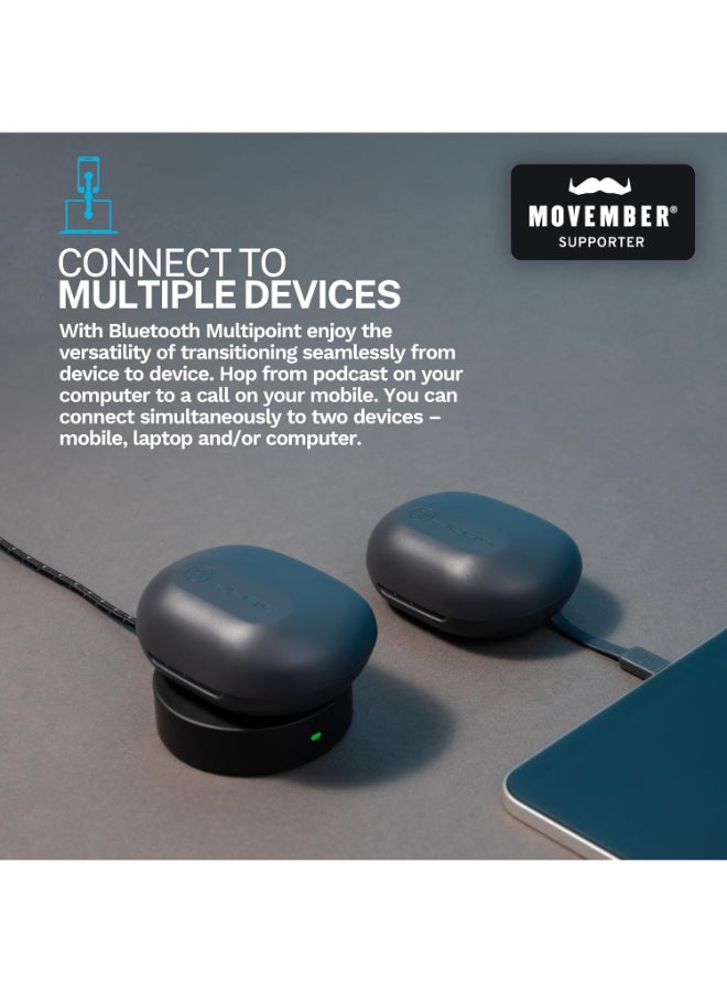 جيلاب JBuds Air Sport ANC 4 Active Noise Cancelling Earbuds - True Wireless Running Earphones, Bluetooth Sports Headphones, 60 H Playtime In Ear Buds for Gym, IP66, USB-C Charging Case Graphite - Image 5