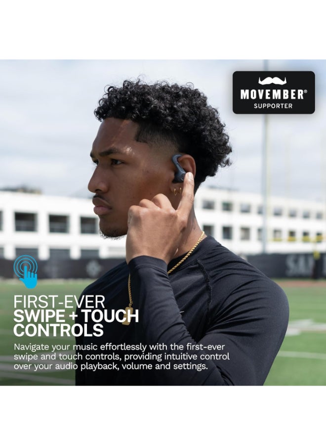 جيلاب JBuds Air Sport ANC 4 Active Noise Cancelling Earbuds - True Wireless Running Earphones, Bluetooth Sports Headphones, 60 H Playtime In Ear Buds for Gym, IP66, USB-C Charging Case Graphite - Image 2