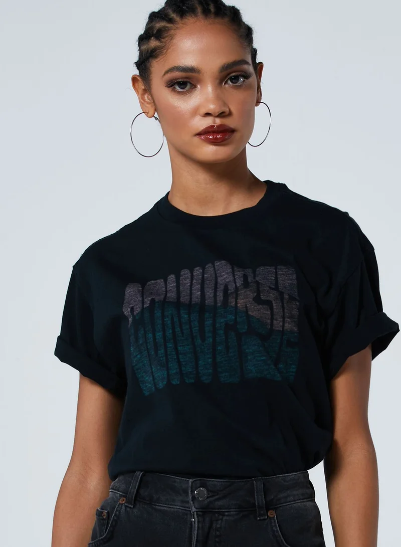 CONVERSE Mountain Reverse Printed T-Shirt