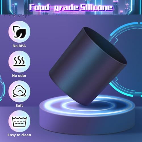 WUQID Chameleon Higher Silicone Boot, Compatible with Stanley Quencher H2.0 40oz 30oz 20oz & IceFlow Flip 30oz 20oz, Reduces Dents Water Bottle Sleeve Anti-Slip Cover - Image 5