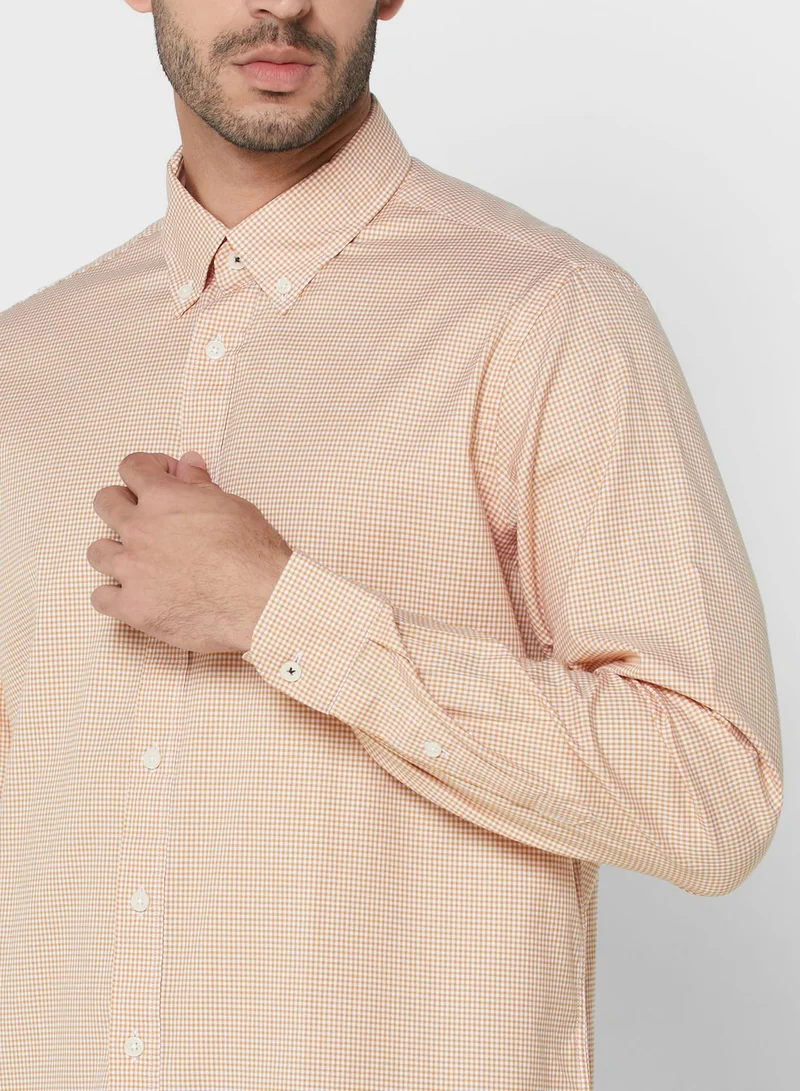 Hackett Checked Slim Fit Shirt