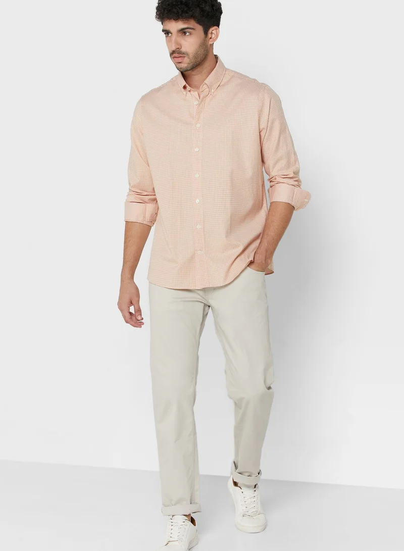 Hackett Checked Slim Fit Shirt