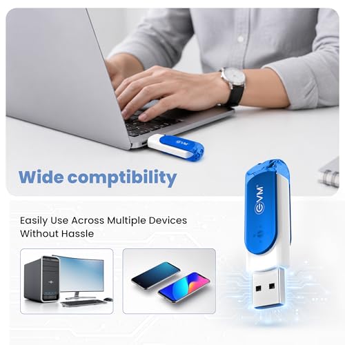 EVM EnStick 32GB USB 3.2 Gen 1 High-Speed Pendrive | Superfast 100MB/s Read | Premium Durable Metal Body | Plug & Play Laptop Desktop Smart TV Car Stereo | 10 Years Warranty (EVMPDA3.2/32GB) - Image 5