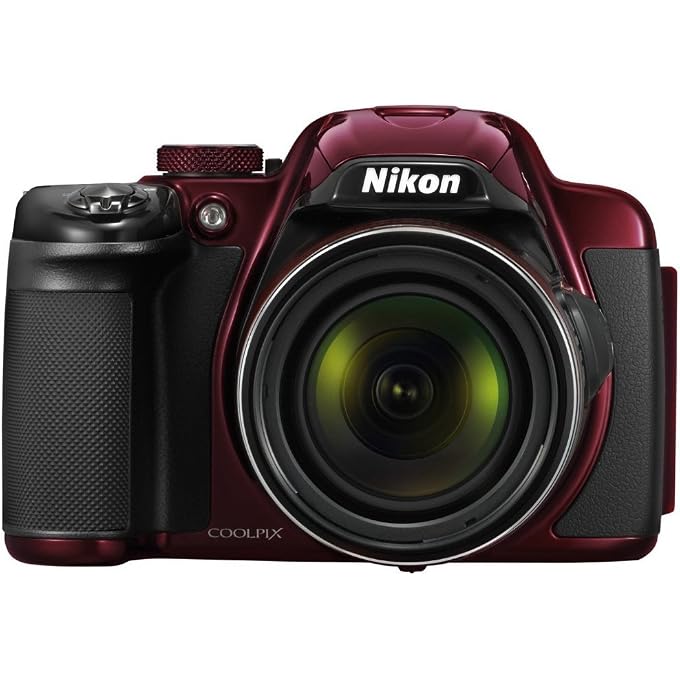 نيكون كاميرا COOLPIX P520 الرقمية بدقة 18.1 ميجابكسل بتقنية CMOS وعدسة تكبير 42x وفيديو عالي الدقة بالكامل 1080 بكسل (أحمر) (طراز قديم) - Image 3