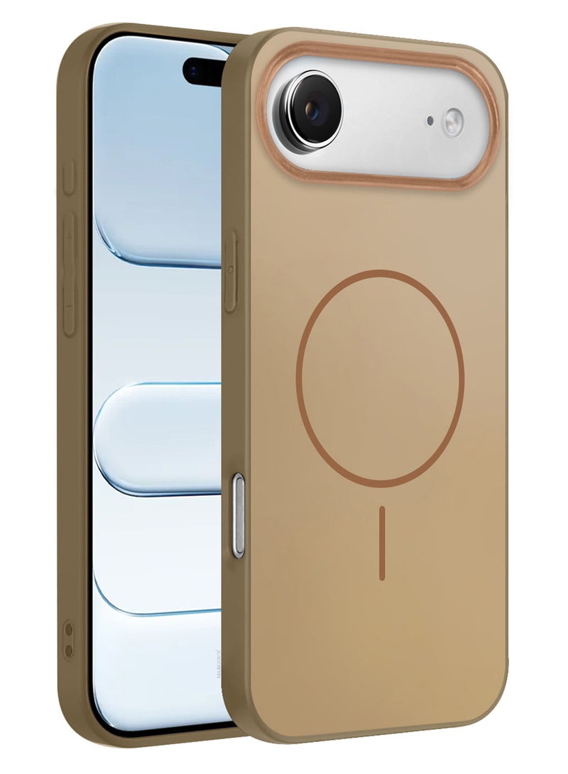 CATANES Hard TPU Case Cover for Apple iPhone 17 Air - Glossy and Slim Fit - Full Coverage - Anti-Fingerprint - Desert Titanium - Image 1