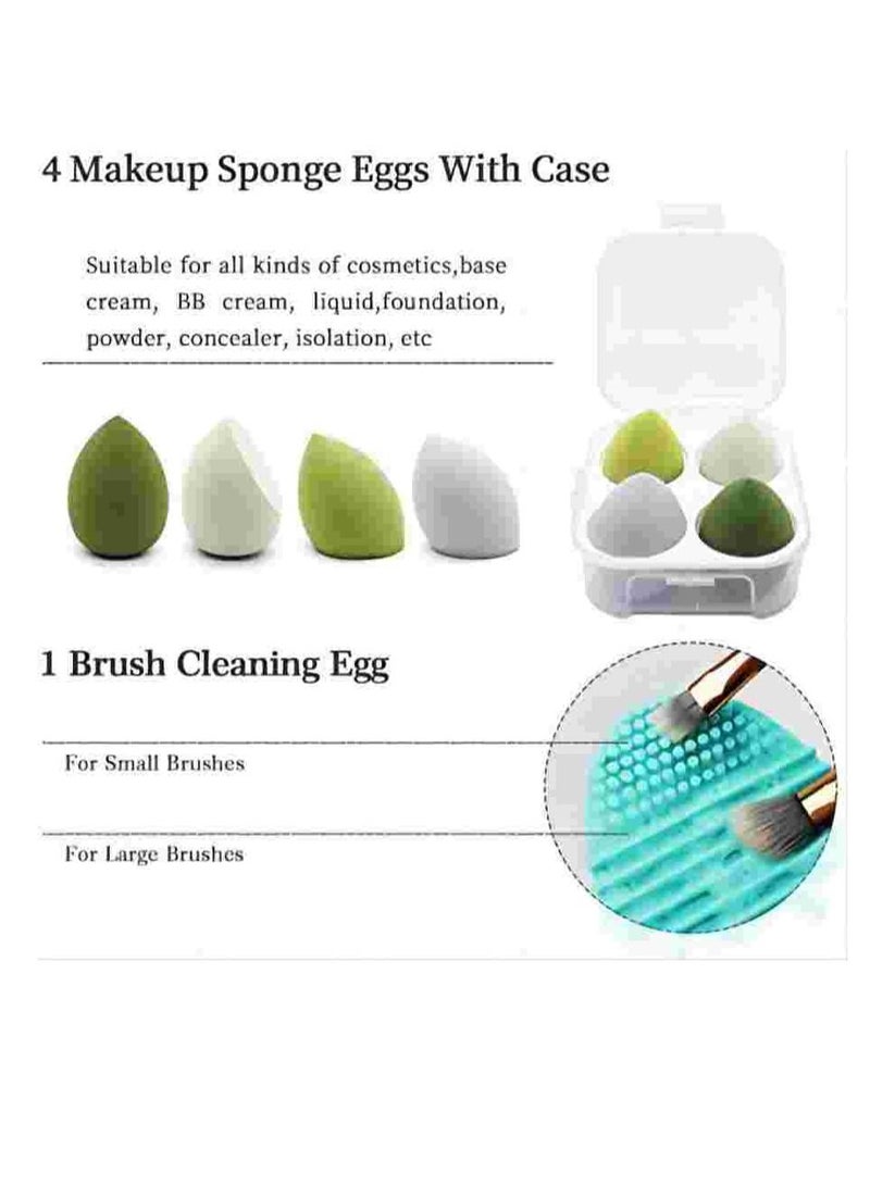 Cool Baby COOLBABY Makeup Brush 22 Makeup Sets, Foundation Brush Eyeshadow Brush Makeup Brush Set (Green,22 Sets) - Image 4