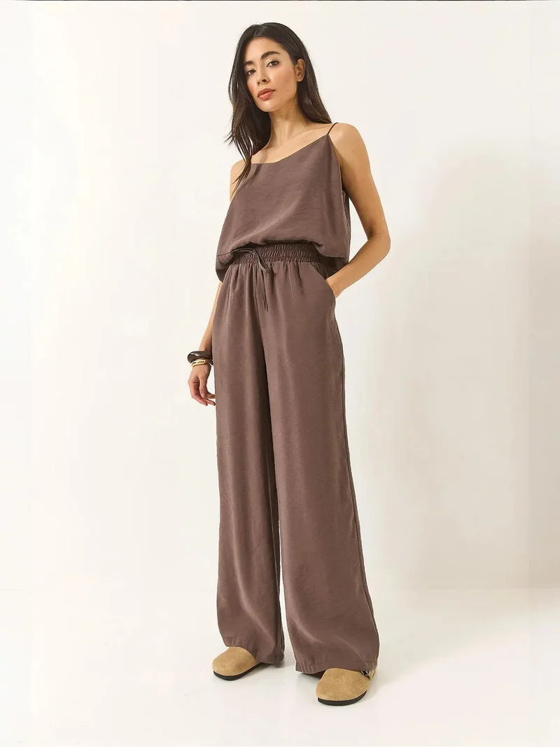 Others - invalid brand LUCCI V-Neck Long Sleeve Two-Piece Coord Set