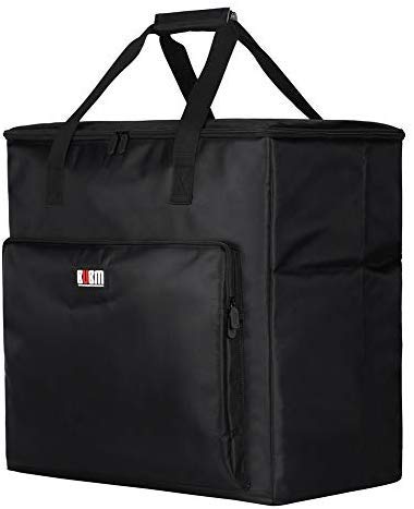 Buwico Desktop PC Computer Travel Storage Carrying Case Bag for Computer Main Processor Case, Monitor, Keyboard and Accessories - Image 1