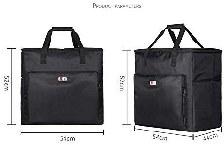 Buwico Desktop PC Computer Travel Storage Carrying Case Bag for Computer Main Processor Case, Monitor, Keyboard and Accessories - Image 5