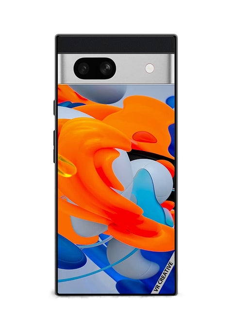 Protective Case Cover For Google Pixel 7a Design Multicolour