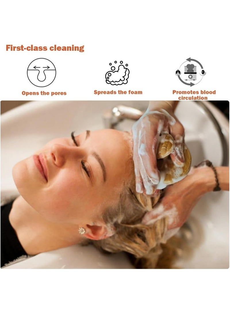 أوزيغالور فرشاة تدليك فروة الرأس للشامبو، شعيرات سيليكون ناعمة للعناية بالشعر والرأس - Image 5