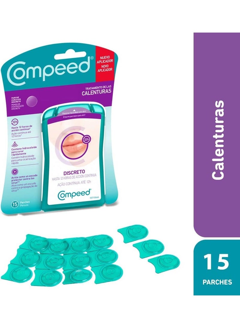 Compeed Invisible Cold Sore Patches, Hydrocolloid, 15 Count - Image 5