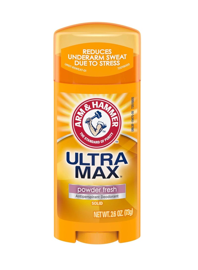 آرم آند هامر ألترا ماكس بودرة مزيل عرق منعش ومضاد للتعرق، 73 جرام