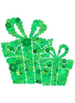 Glarks 1000 Pieces Christmas Buttons 2 Holes And 4 Holes Green Round Craft Resin Buttons For Sewing Scrapbooking Christmas Diy Craft Decoration (Green)  - Image 1
