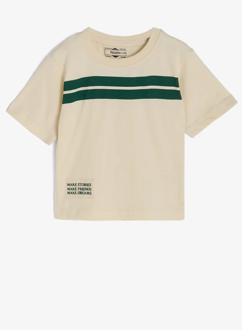 ريبلز مع نمشي Boys Drop Shoulder Tee & Shorts Set